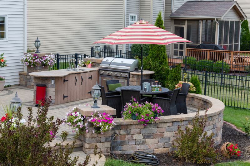 Outdoor Home Bar Setup